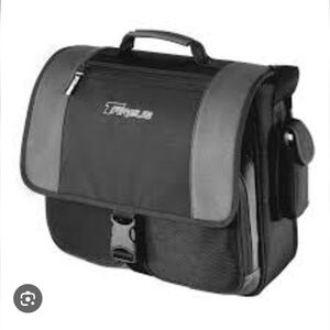 Targus Charcoal and Gray Laptop Messenger Bag Professional Design